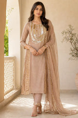 Zaria Mul Chanderi Suit Set
