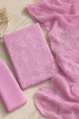 Blush Pink Noor Appliqué Suit Set
