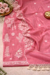 Rose Pink Gulnaar Banarasi Set